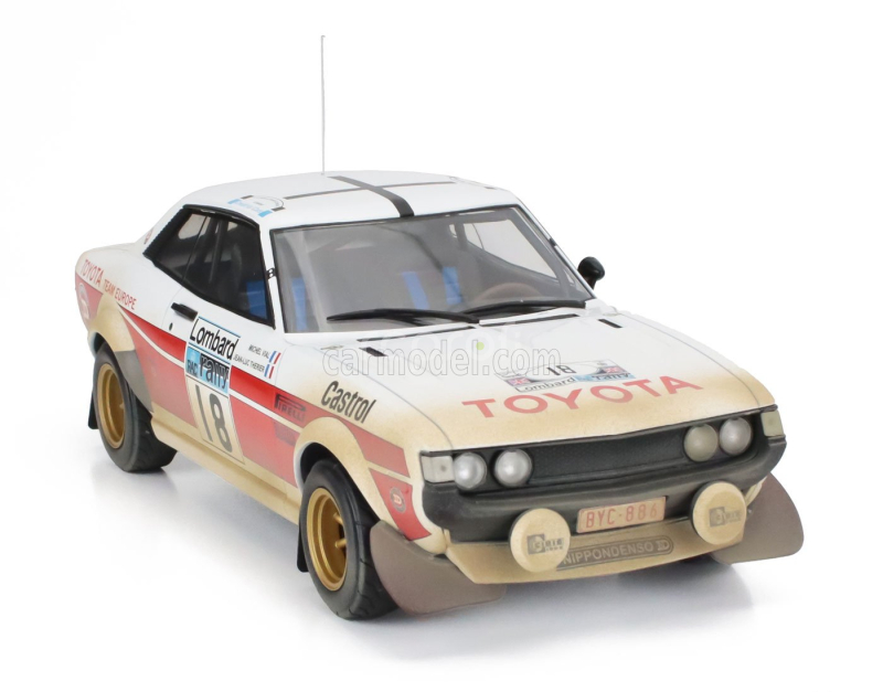 Ixo-models Toyota Celica 2000 Gt (ra21) N 18 Rac Rally 1977 Jean Luc Therier - Michael Vial 1:18 Bílá Červená