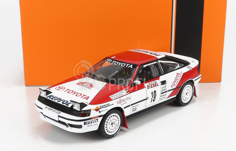 Ixo-models Toyota Celica Gt-4 St165 N 19 Rally Sanremo 1990 1:18, bíločervená
