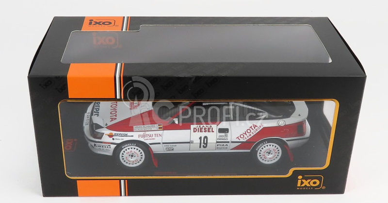 Ixo-models Toyota Celica Gt-4 St165 N 19 Rally Sanremo 1990 1:18, bíločervená