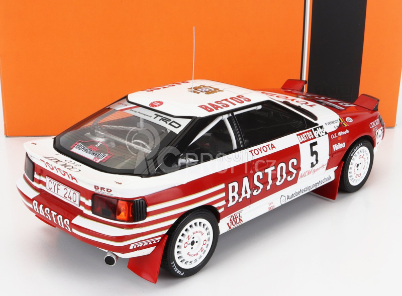 Ixo-models Toyota Celica Gt-four St165 Bastos N 5 Rally Haspengouw 1990 1:18