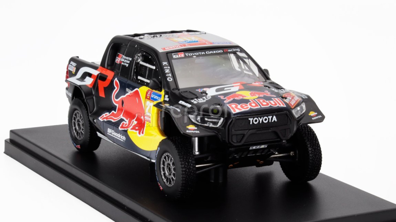 Ixo-models Toyota Hilux Gr Dkr Evo T1u Pick-up Team Gazoo Racing N 216 Rally Dakar 2024 Seth Quintero - Dennis Zenz 1:43 Černá Červená