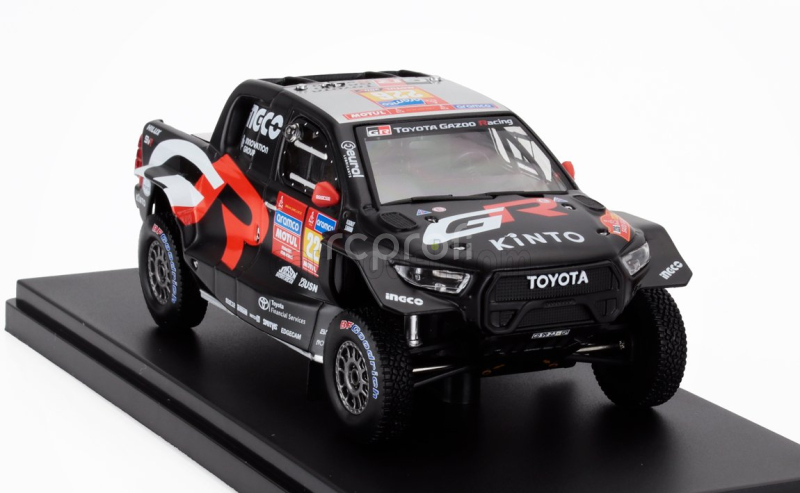Ixo-models Toyota Hilux Gr Dkr Evo T1u Pick-up Team Gazoo Racing N 226 Rally Dakar 2024 Saood Variawa - Francois Cazalet 1:43 Černá Červená