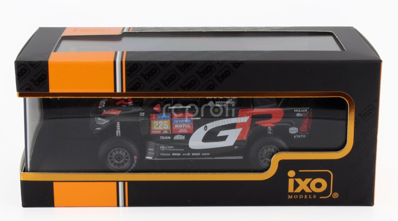 Ixo-models Toyota Hilux Gr Dkr Evo T1u Pick-up Team Gazoo Racing N 226 Rally Dakar 2024 Saood Variawa - Francois Cazalet 1:43 Černá Červená
