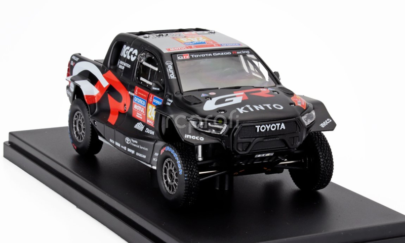 Ixo-models Toyota Hilux Gr Dkr Evo T1u Pick-up Team Gazoo Racing N 243 Rally Dakar 2024 Guy Botterill - Brett Cummings 1:43 Černá Červená