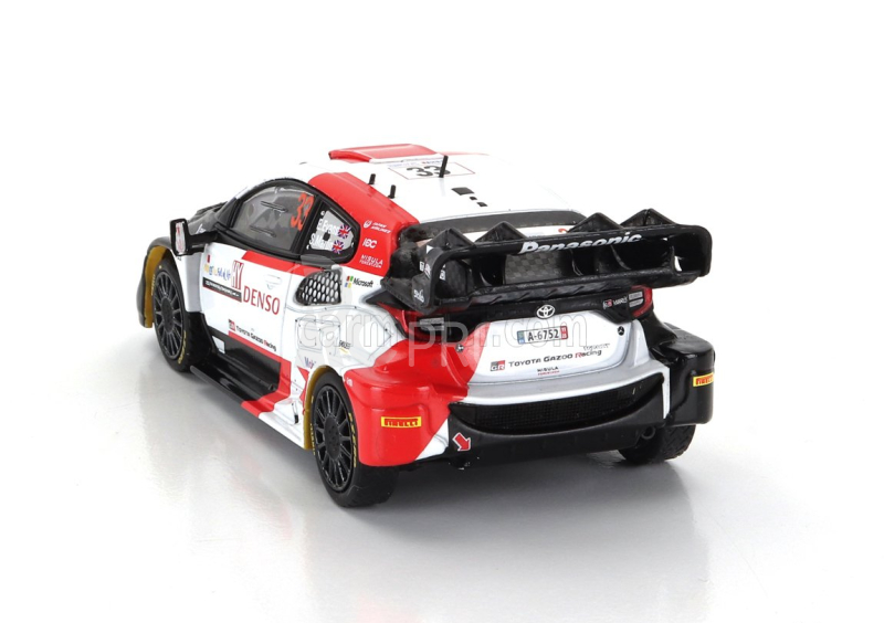Ixo-models Toyota Yaris Gr Hybrid Rally1 Team Toyota Gazoo Racing Wrt N 33 7th Rally Croatia 2023 Elfyn Evans - Scott Martin 1:43 Bílá Červená Černá