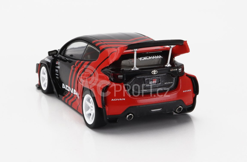Ixo-models Toyota Yaris Gr Pandem Rhd 2022 1:43 Černá Červená