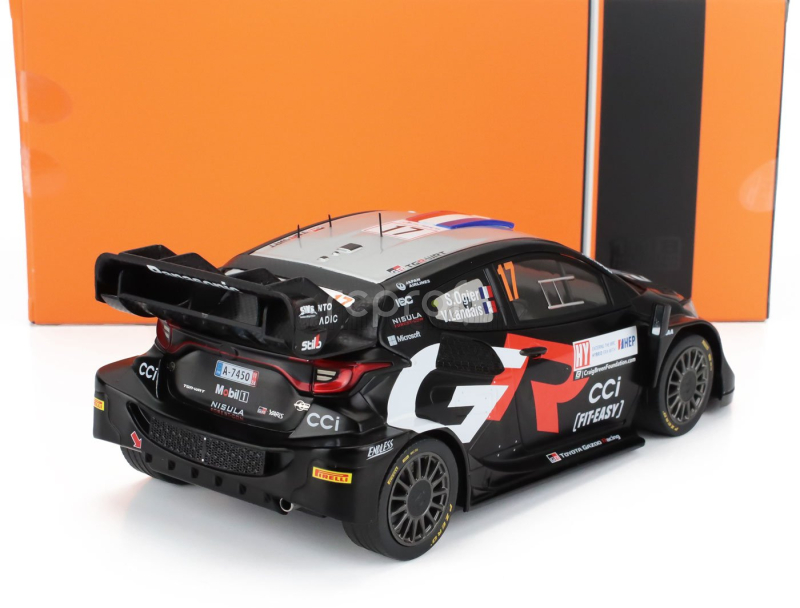 Ixo-models Toyota Yaris Gr Rally1 Team Toyota Gazoo Racing Wrt N 17 Winner Rally Croatia 2024 Sebastien Ogier - Vincent Landais 1:18 Black