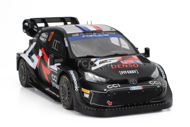 Ixo-models Toyota Yaris Gr Rally1 Team Toyota Gazoo Racing Wrt N 17 Winner Rally Croatia 2024 Sebastien Ogier - Vincent Landais 1:18 Black