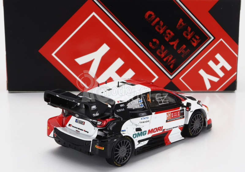 Ixo-models Toyota Yaris Gr Rally1 Team Toyota Gazoo Racing Wrt N 3 Rally Ypres 2022 Lappi Esapekka - Janne Ferm 1:43 Bílá Červená Černá
