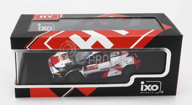Ixo-models Toyota Yaris Gr Rally1 Team Toyota Gazoo Racing Wrt N 33 2nd Rally Ypres 2022 Elfyn Evans - Scott Martin 1:43 Bílá Červená Černá