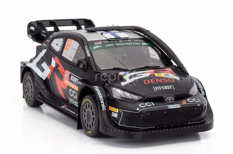 Ixo-models Toyota Yaris Gr Rally1 Team Toyota Gazoo Racing Wrt N 69 Winner Rally Safari Kenya 2024 Kalle Rovanpera - Jonne Halttunen 1:18 Black