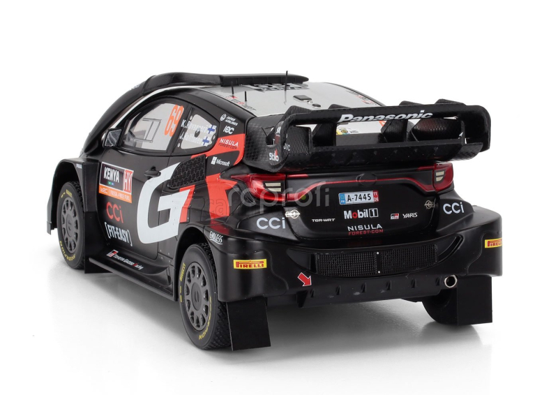 Ixo-models Toyota Yaris Gr Rally1 Team Toyota Gazoo Racing Wrt N 69 Winner Rally Safari Kenya 2024 Kalle Rovanpera - Jonne Halttunen 1:18 Black
