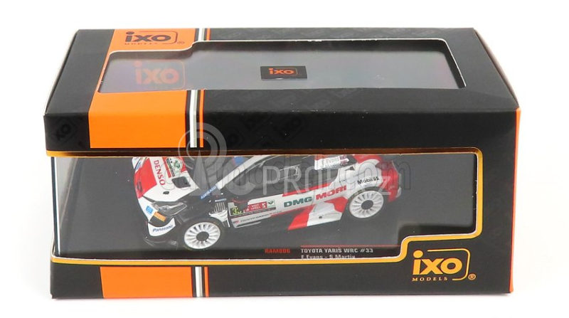 Ixo-models Toyota Yaris Wrc N 33 Rally Ypres 2021 E.Evans - S.Martin 1:43