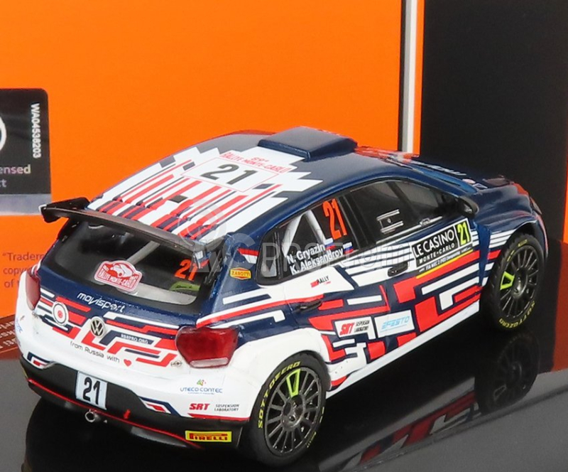 Ixo-models Volkswagen Polo Gti R5 N 21 Rally Montecarlo 2021 1:43