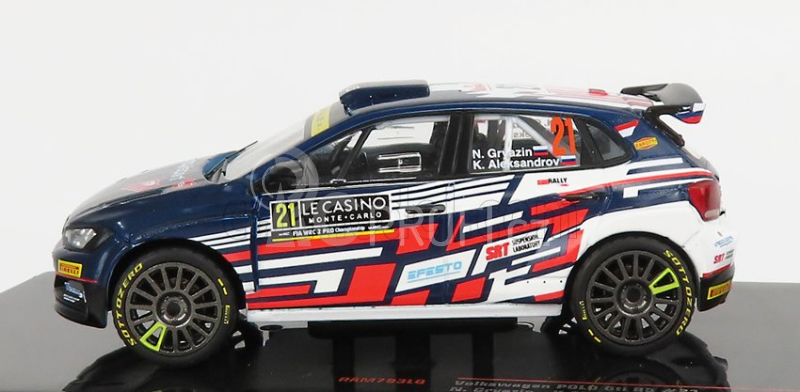 Ixo-models Volkswagen Polo Gti R5 N 21 Rally Montecarlo 2021 1:43
