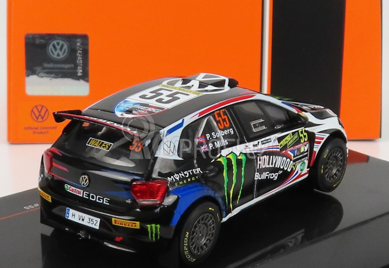 Ixo-models Volkswagen Polo Gti R5 N 55 Rally Wales 2019 1:43, černá