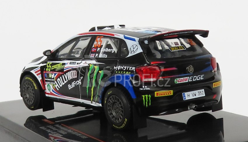 Ixo-models Volkswagen Polo Gti R5 N 55 Rally Wales 2019 1:43, černá
