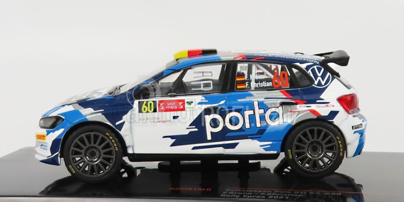 Ixo-models Volkswagen Polo Gti R5 N 60 Rally Ypres 2021 1:43