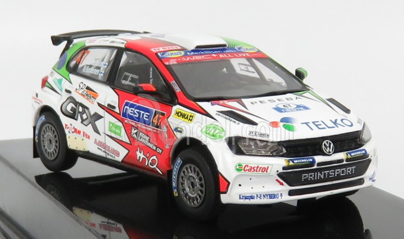 Ixo-models Volkswagen Polo Gti R5 Team Bauhaus N 47 Rally Finland 2019 1:43