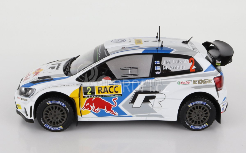 Ixo-models Volkswagen Polo R Wrc Red Bull N 2 Rally Catalunya 2014 1:24, bílá