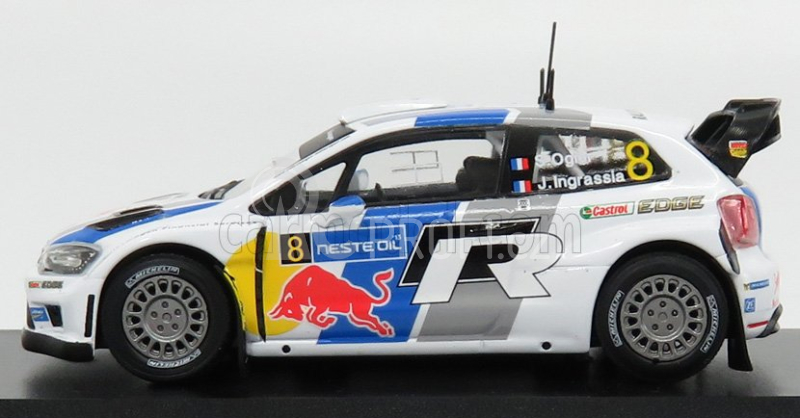Ixo-models Volkswagen Polo R Wrc Team Volkswagen Motorsport N 8 1:43, bílá