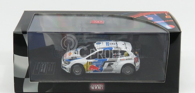 Ixo-models Volkswagen Polo R Wrc Team Volkswagen Motorsport N 8 1:43, bílá