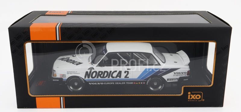 Ixo-models Volvo 240 Turbo Team Nordica Ras Sport N 2 Brno Etcc 1986 1:18