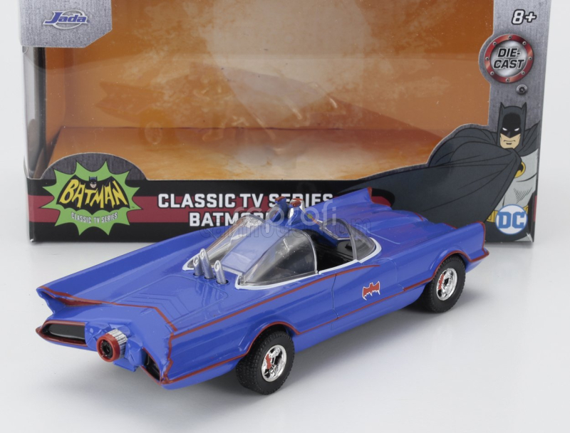 Jada Batman Batmobile 1966 - Classic Tv Series 1:32 Bluette