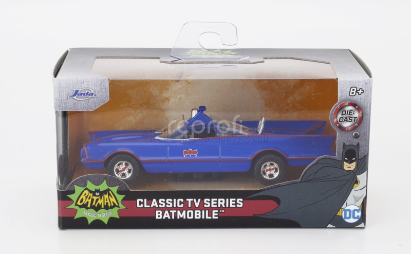 Jada Batman Batmobile 1966 - Classic Tv Series 1:32 Bluette