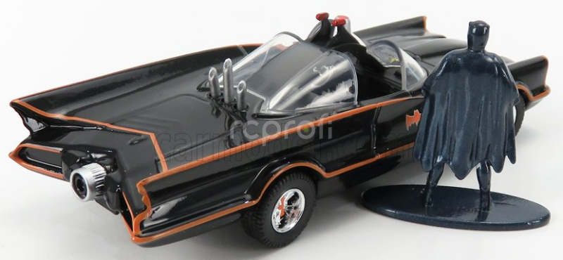 Jada Batman Batmobile 1966 - Classic Tv Series With Batman Figure 1:32 Černá Červená