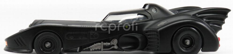 Jada Batman Batmobile Movie 1989 With Batman Figure 1:24 Matt Black
