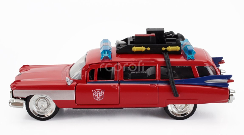 Jada Cadillac Series-62 Ecto-1 Ghostbusters Transformers 1984 1:32 Red