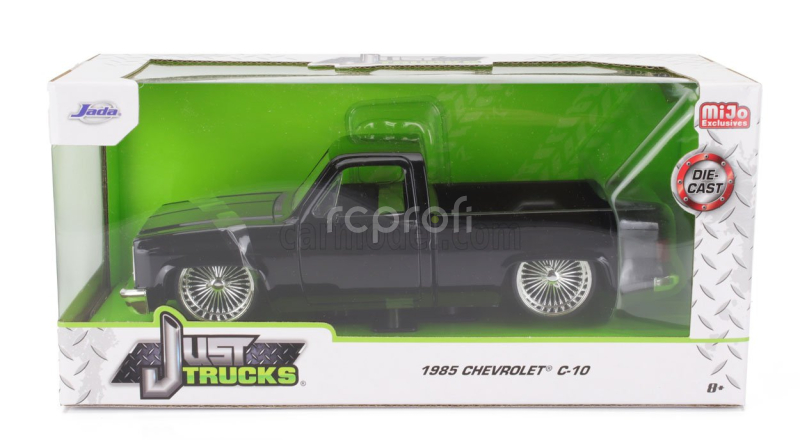 Jada Chevrolet C-10 Pick-up Custom 1985 1:24 Black