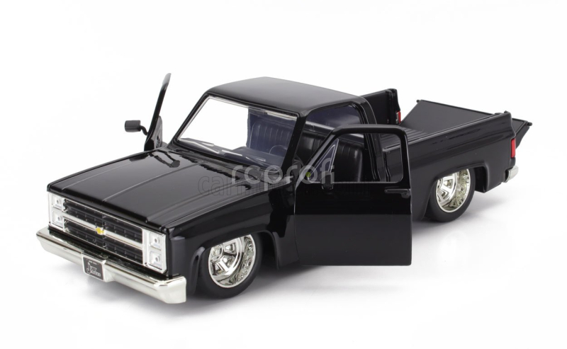Jada Chevrolet C-10 Pick-up Custom 1985 1:24 Black