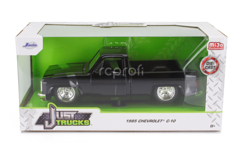 Jada Chevrolet C-10 Pick-up Custom 1985 1:24 Black