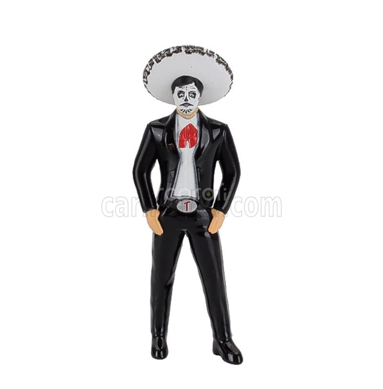 Jada Chevrolet C-10 Pick-up Tapatio 1985 With Charro Figure 1:24 Černá Bílá