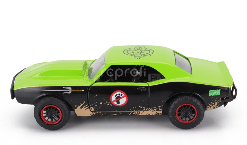 Jada Chevrolet Camaro 1967 - Ninja Turtles - Tartarughe Ninja 1:32 Černá Zelená
