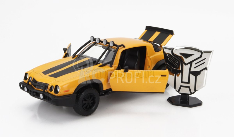 Jada Chevrolet Camaro Coupe 1977 - Bumblebee Transformers V L'ultimo Cavaliere 1:24 Žlutá Černá