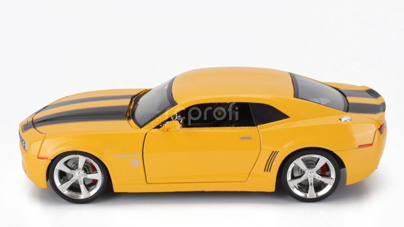 Jada Chevrolet Camaro Coupe 2006 - Bumblebee Transformers V L'ultimo Cavaliere - With Metal Coin 1:24 Žlutá Černá