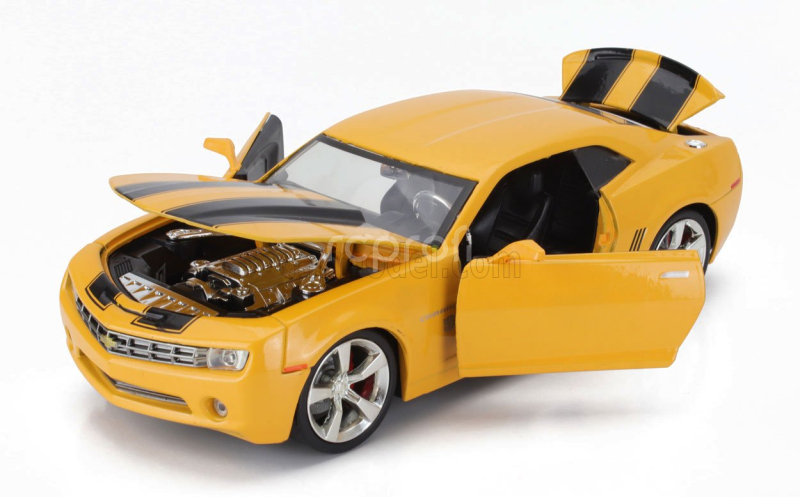 Jada Chevrolet Camaro Coupe 2006 - Bumblebee Transformers V L'ultimo Cavaliere - With Metal Coin 1:24 Žlutá Černá