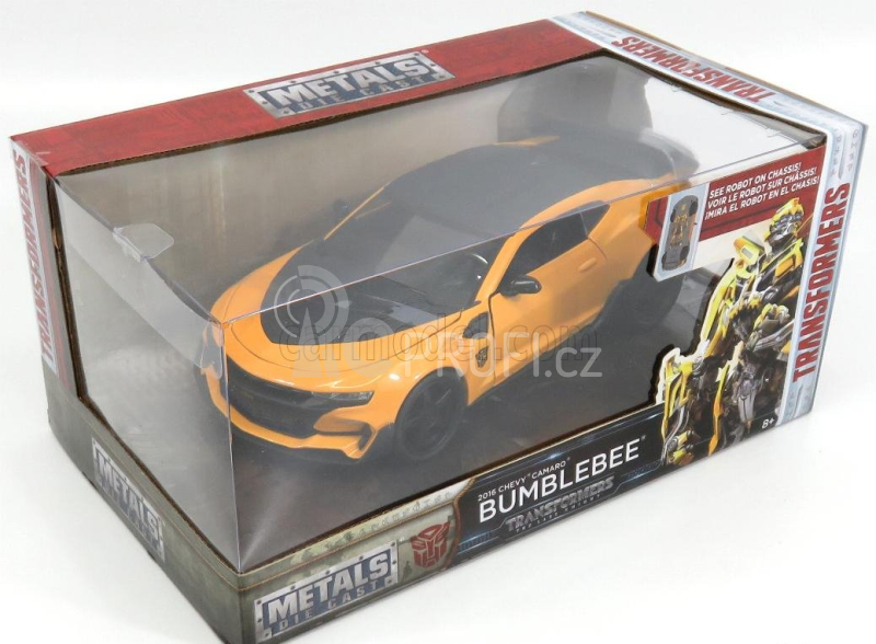 Jada Chevrolet Camaro Coupe 2016 - Bumblebee Transformers Poslední rytíř 1:24, žlutá