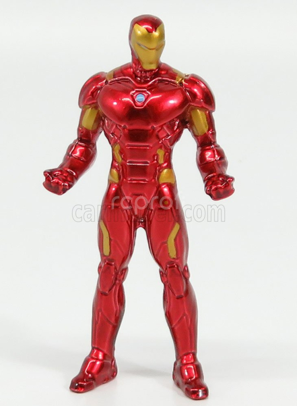 Jada Chevrolet Camaro Coupe With Iron Man Figure 2016 1:24 Červené Zlato