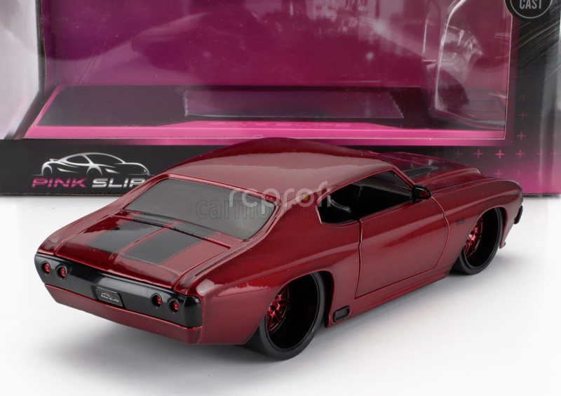 Jada Chevrolet Chevelle Ss Coupe 1971 1:24 Red Met