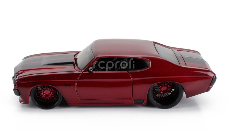 Jada Chevrolet Chevelle Ss Coupe 1971 1:24 Red Met
