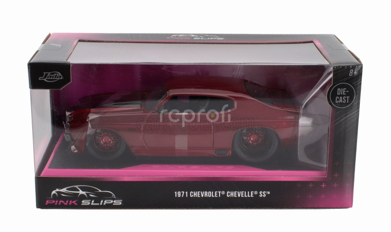 Jada Chevrolet Chevelle Ss Coupe 1971 1:24 Red Met
