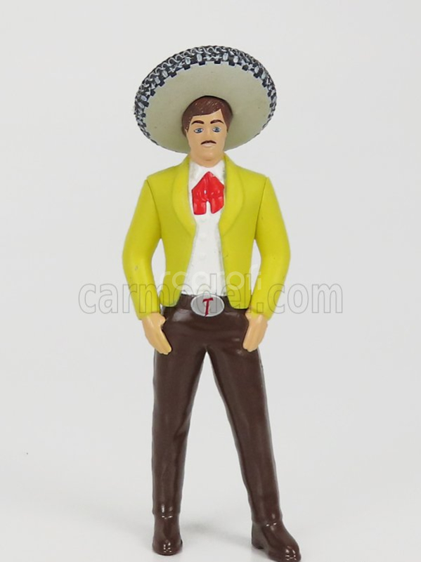 Jada Chevrolet Chevy Pick-up Tapatio 1953 With Charro Figure 1:24 Bílá Červená