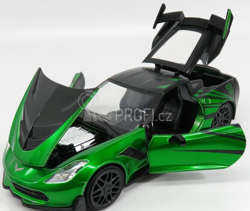 Jada Chevrolet Corvette C7 Coupe Stingray 2014 - Crosshairs Transformers V 1:24