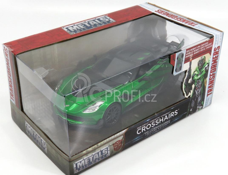 Jada Chevrolet Corvette C7 Coupe Stingray 2014 - Crosshairs Transformers V 1:24