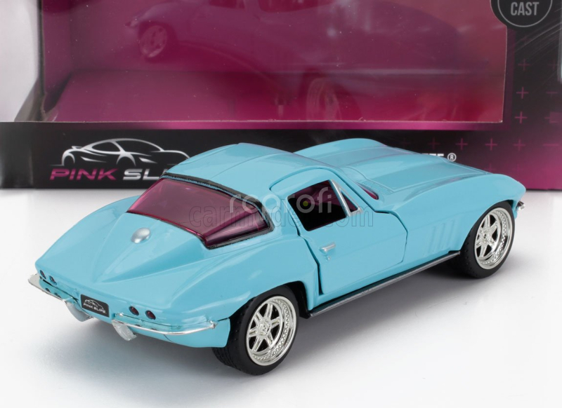 Jada Chevrolet Corvette Coupe 1966 1:32 Světle Modrá
