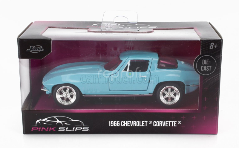 Jada Chevrolet Corvette Coupe 1966 1:32 Světle Modrá